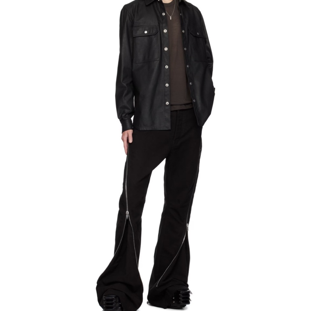 DRKSHDW Flare Zipper Pants